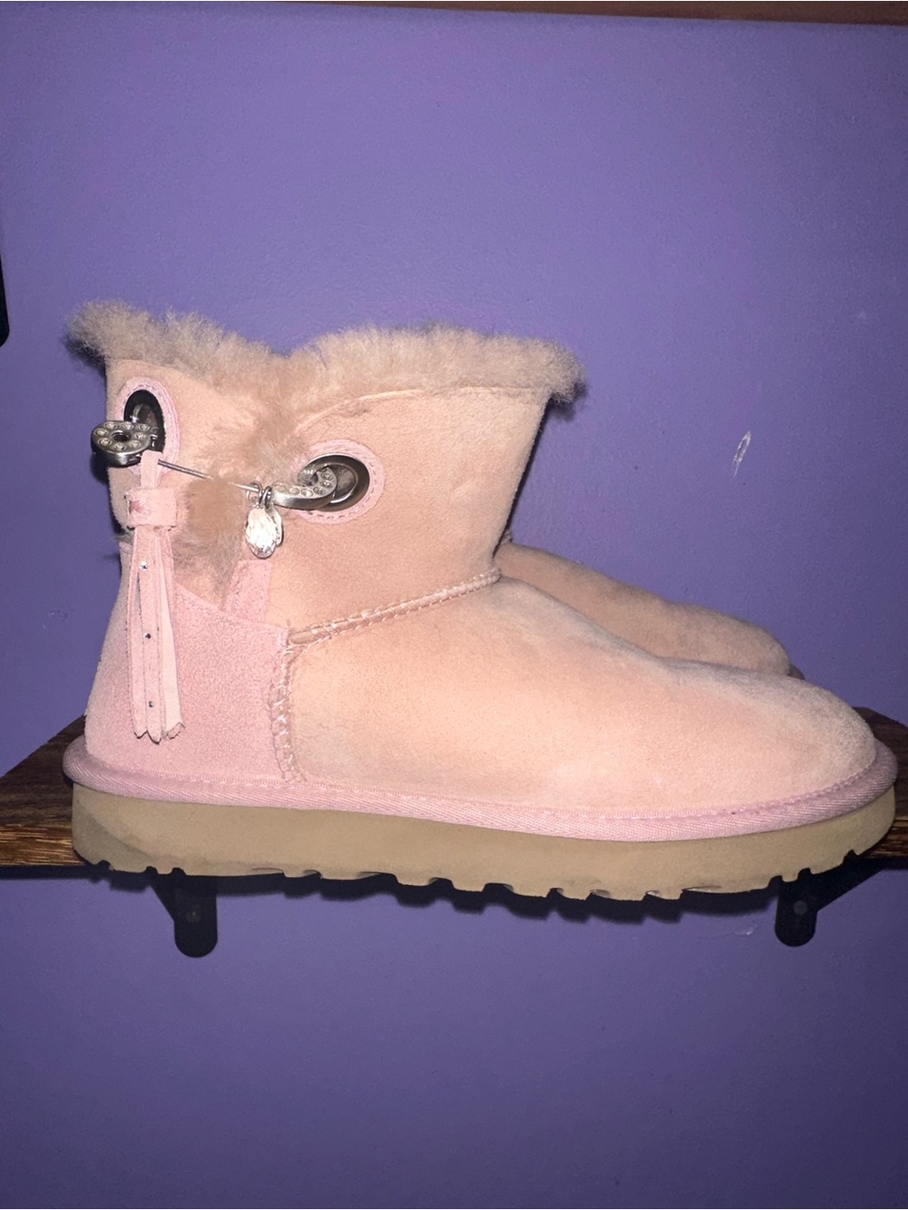 Woman’s Pink Ugg Boot Short
